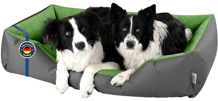 BedDog Hundebett LUPI Hundekissen Hundekorb mit Waschbarem Bezug | Hundesofa Schlafplatz und Liegeplatz für Alle Hunderassen, Formstabil Gepolstert, Sechs Größen von S bis XXXL