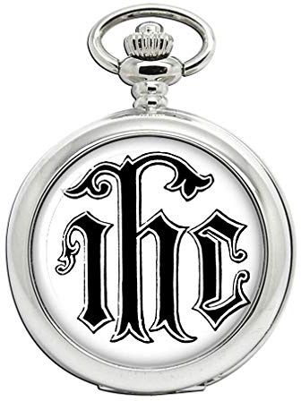 Giftshop UK Christogram IHC Full Hunter Pocket Watch