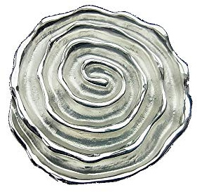 lordies Silber Textil Brosche Magnetbrosche Schal Clip Bekleidung Poncho Taschen Stiefel Textilschmuck Spirale Modern Unisex 1 Count 0 carats Schmuck