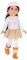 Glitter Girls Puppe Nora – Bewegliche 36 cm Reiterin Puppe mit Puppenkleidung, Zubehör und rotbraunen Langen Haaren zum Frisieren – Spielzeug ab 3 Jahren (6 Teile)