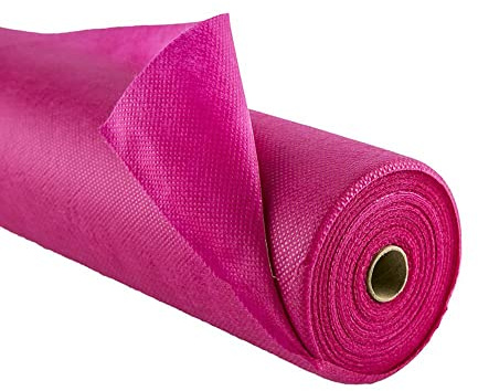 Generico Rotolo Tovaglie Tessuto Non Tessuto Usa e Getta (80cm per 20 Metri) Tovaglia TNT Monouso, Alternativa Premium alla Tovaglia di Carta, per Feste Compleanno, Natalizia (Ciclamino)