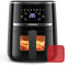 Heißluftfritteuse 5QT XXL Friteuse Heissluft Fritteusen Air Fryer mit Silicon Liner, 8 Presets Geräuscharme Air Fryers mit Sichtfenster Acekool