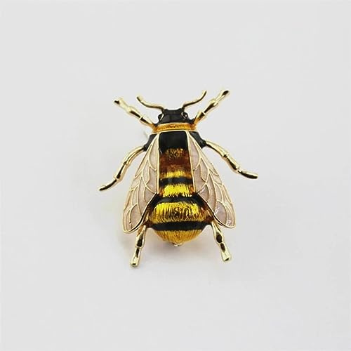 YAHOYA Femmes Enamel Bumblebee Broches Élégant Alliage Abeille Insecte Broche Cadeau de Vacances Broches Banquet Pins Accessoires pour Femmes Pin