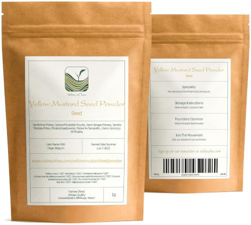 Semilla de Mostaza Amarilla en Polvo - Molido Fino - Especia de Cocina | ideal para salsas tipo americano marinados y adobos aporta un toque picante suave y aromático