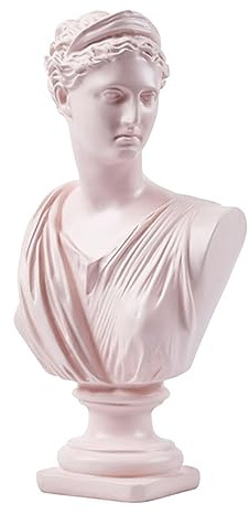 DECHOUS 1 Pieza Estatua Decorativa de Busto, Escultura de Resina Artesanal Realista para Decoración de Salón, Dormitorio y Escritorio, Obsequio Original para Inauguración de Hogar