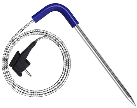 Smart Thermometer Probe Compatible with Ninja DZ550/DZ550C Foodi 10 Quart 6-in-1 Smart XL 2-Basket Air Fryer, Temperature Meat Probe Replacement for Ninja Indoor Air Fryer Accessories,1-Pack