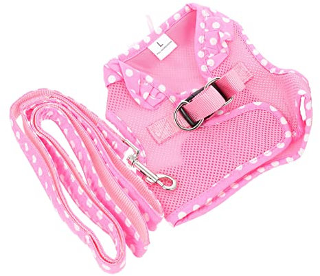 BESPORTBLE 1satz Hundegeschirr Mit Leine Verstellbares Pet Vest Geschirr Für Hunde Und Katzen Robuste Zugleine Für Outdoor-aktivitäten Extra-Lange Zugseil Für Komfort Und Kontrolle