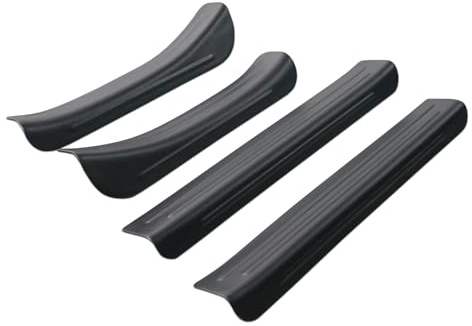 CHROMEMASTER - Compatibile con Dacia Sandero/Sandero Stepway 3 2021+ | Accessori, battitacco | Listelli protettivi in plastica ABS | Proteggono i davanzali e la vernice della tua auto da eventuali