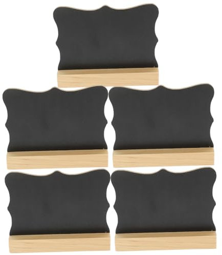 Lurrose 5stücke Tisch Mini Tafeln Schreiben Stehend Kleine Doppel-seitig Tafeln