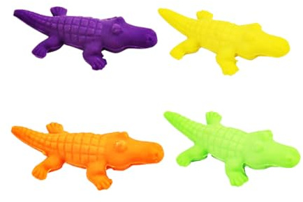 MUSISALY 12stücke Lustige Krokodil-radiergummis Kreative Schulmaterialien Für Mädchen Belohnungen Im Klassenzimmer Spaß Beim Schreiben Und Zeichnen