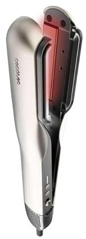 Cecotec Plancha de Pelo con Aire RitualCare Air Lisse 2in1 Aluminium. 1000W, Seca y Alisa, Reduce el Daño por Altas Temperaturas, Motor Digital, 106000RPM, Plasma, Cerámica y Queratina