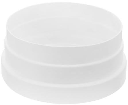 jojofuny Reductor Y Aumentador de Conector de Conducto para Secadora de Campana de Cocina Ajuste Universal Material de Pvc a Prueba de Fugas Fácil de Instalar