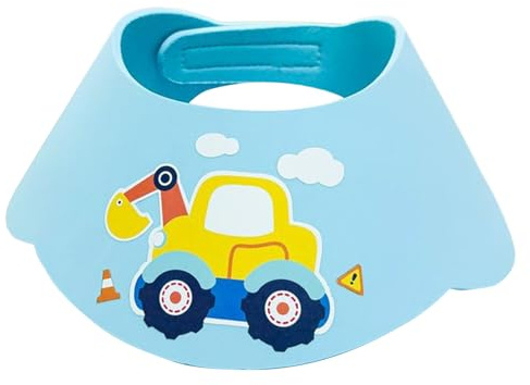 Dusch Cap for Kids, Kids Hair Washing Shield, Vattentät visirhatt Eye and Ear Protection, Justerat badsköld för sköljande öronskyddsskydd