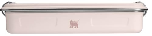 STANLEY The Useful Classic Box 1.2L - Dishwasher Safe - Stainless Steel Lunch Box - Stackable Sandwich Box - BPA-Free - Secure Closure - Rose Quartz