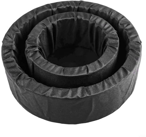 Yuanpgky Estanque flotante para plantas acuáticas, cesta de tela tejida con protección de raíces, compatible con estanques de peces koi y características de agua, tamaños de 23 cm y 14 cm (L+S)