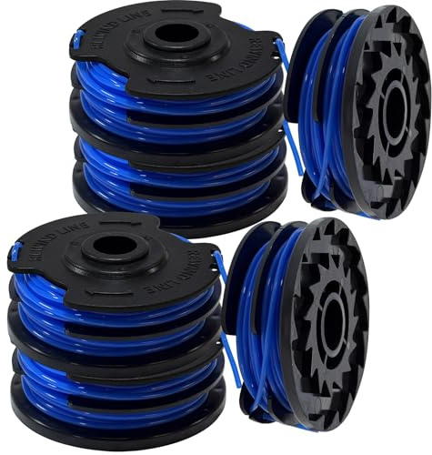 6PCS MGT430 Strimmer Spool For MacAllister GT2836 GT3037 GTB2600, MGTP430, MGT600, MGTP600 Grass Trimmers,GT15FM2021