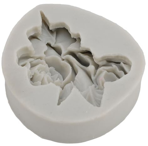 Dioche Tvålgjutning Flower Gardenia Silikon Blomma Ljusformning för Hantverk - Hållbar, Flexibel och Temperaturbeständig - Perfekt för Gör-det-själv-ljus, Tvålar, Badbomber och Mer