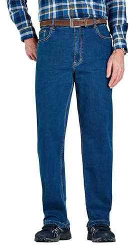 Chums Men's Denim Jeans in Stretch Fabric Blue