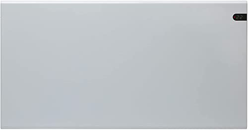 Adax Neo NP - Radiateur Electrique 600W | Chauffage Electrique | Faible Consommation d'Energie | Chauffage d'appoint | Convecteur Electrique Mural avec Thermostat | Hauteur 370mm | KDT Argent