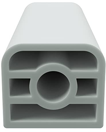 DIWARO.® Stahlzargen-Dichtung SZ316 | weiß | 5 lfm für Haus- und Innentüren. Zum Schallschutz und abdichten der Tür. Bestehend aus TPE (Thermoplastischen Elastomer) (weiß)