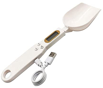 Cuillère à mesurer rechargeable pour l'alimentation, cuillère à balance numérique, outils de cuisine de haute précision pour équilibrer le café, la cuisson, la farine, les balances