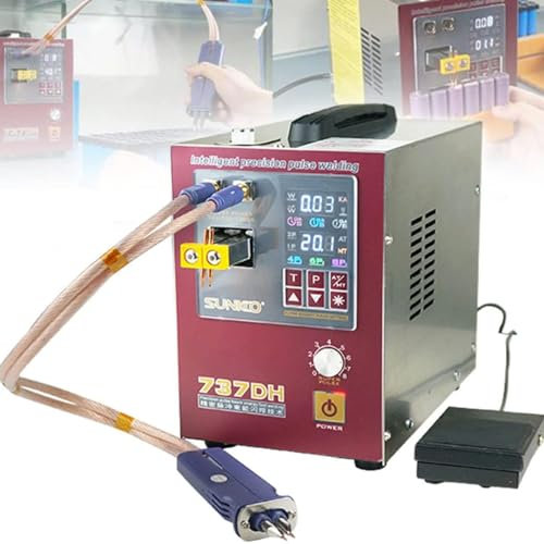 ZXSYYDS Portable Battery Welding Machine, Battery Spot Welder Kit,Battery Handheld Spot Welder Battery Welding Machine Digital Display LED Pulse Spot Welder