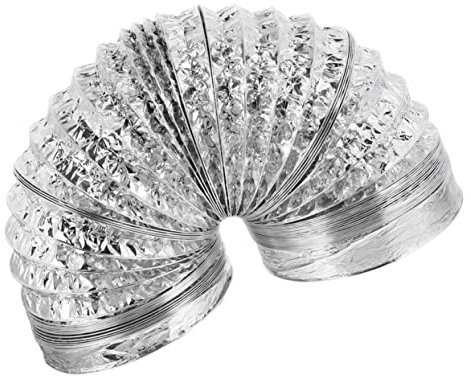 DOITOOL Aluminiumfolie Abluftschlauch Ventilationsrohr Für Küchenabzugshauben Langlebig Und Installieren Mit Doppelter Für