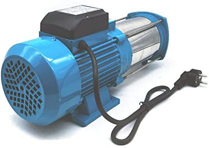 Loobiiny 4000L/H Hauswasserwerk Kreiselpumpe Hauswasserwerk Gartenpumpe Wasserpumpe Jetpumpe Leistung 4000l/h 2500W Förderhöhe 110M Volledelstahl