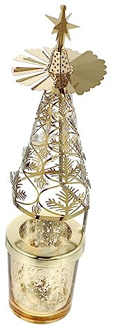 IMIKEYA Weihnachtsbaum Kerze Weihnachten Kerze Stehen Eisen Material Einzigartige Weihnachten Tisch Ornament Festliche Dekoration