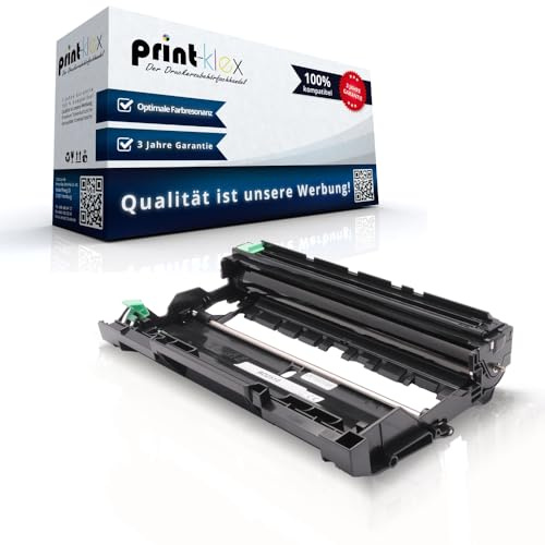 Print-Klex - Unità tamburo compatibile per Brother MFC-L 2827 DW MFC-L 2960 DW MFC-L 2827 DWXL MFC-L 2835 DW MFC-L 2860 DW DR2510 DR-2510 DR 2510 Nero - Office Series