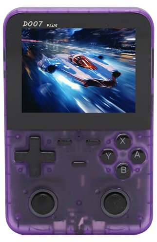 Handheld Gaming Console Color Screen Retro Game Console with Crossed Direction Key and Backlit Joystick for Portable Vintage Gaming 64GB Memory (Akozonihnk82pv0y-11)