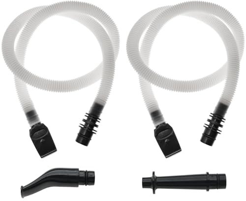 safycaby Melodica-Klavierrohr-Set, 55 cm lang, flexibel, mit zwei Mundstücken, Melodica-Ersatzröhre für Melodie-Klaviere mit 32/36/37/41 Tasten, 2 Sets