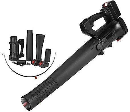 SHEHUALI Ventilatore centrifugo, Soffiatore for foglie a batteria da 2000 W a 6 marce, soffiatore a batteria a pressione del vento, spazzatrice, attrezzi da giardino for batteria da 18 V