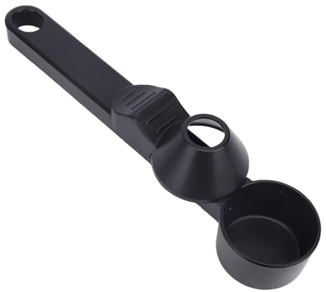 Zerodis 2pcs Coffee Scoop Funnel, 2 Tablespoon, Single Hand Design with Spill Proof Pouring for Coffee Pods, Reusable Funnel Scooper for Protein Powder and Tea