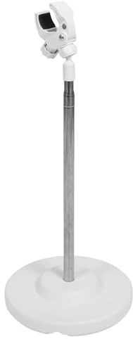 Artibetter Haartrocknerständer für Haustiere mit Verstellbarem Bereich 30-110cm Stabiler Boden und Freihändiger Nutzung aus Edelstahl und Kunststoff für Fellpflege