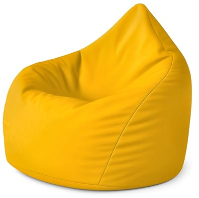 Patchhome Puf en forma de gota, para interior y exterior, XXL, 420 litros, con relleno de poliestireno, en 25 colores y 3 tamaños