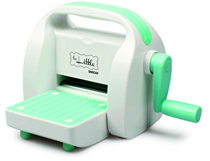 DECO 12111 La Little macchina per fustellare ed embossare adatta per carta, cartoncino e gomma crepla