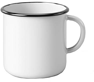 BrolloGroup Tazza in Alluminio Con Bordo Nero Personalizzabile Foto Dediche PS 03253 Tazze Personalizzata