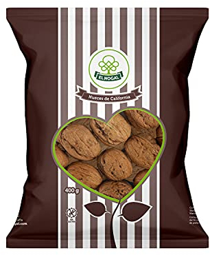 EL NOGAL Frutos Secos Nuez Cascara Usa Bolsa 400 G