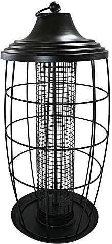 Nobby 25607 - Colonna con griglia Ø 19 x 39 cm, colore: Nero