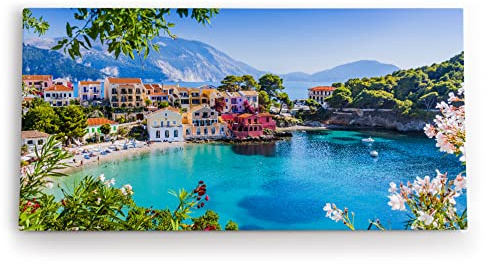 Paul Sinus Wandbild 120x60cm Kefalonia Griechenland Mittelmeer Meer Sonnenschein