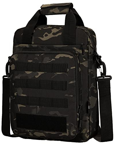 ZHIERNA Borsa Tattica a Tracolla Piccola Borsa Messenger Da Uomo, Borsa Molle Resistente Per Lavoro, Viaggi, Campeggio, Escursioni