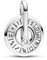 PANDORA ME Sternzeichenkreis Medaillon-Charm aus Sterling Silber mit Cubik Zirkonia, Kompatibel ME und Moments Armbändern, 793038C01