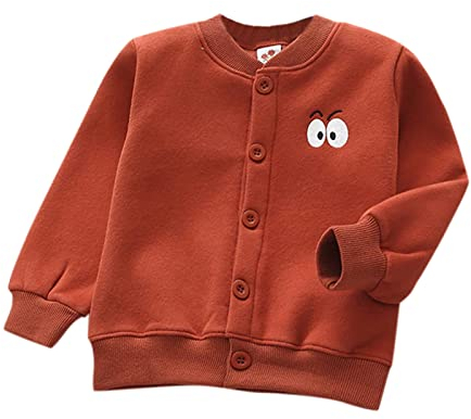 IQYU Neugeborenes Baby Mädchen Winter Warm Strick Baumwolle Langarm Kleidung Mantel Jacke Strickjacke 2 Jahr (Z-jsjmA-Red, 18-24 Months)