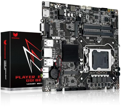 SHANGZHAOYUAN Scheda madre industriale LGA 1155, scheda madre H61 ITX con slot DDR3, mini PCIe WiFi, MSATA, SATA 3.0, compatibile HDMI, VGA, per CPU Intel i7/i5/i3/Xeon/Pentium/Celeron di 2a/3a