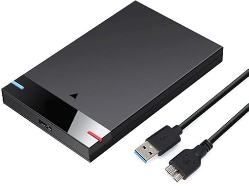 HWAYO Disco duro externo portátil ultradelgado de 2.5 pulgadas, 500 GB, USB3.0, almacenamiento HDD para PC, escritorio, laptop, MacBook, Chromebook, Xbox One