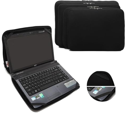 Funda protectora suave acolchada para ordenador portátil, compatible con Apple MacBook, Acer, Asus, HP, Lenovo, Microsoft, Surface Notebook, Chromebook, Tablet, Ultrabook (17 pulgadas)