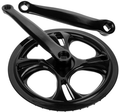 POPETPOP Fahrradkurbelgarnitur Für Jungen Und Mädchen 48 Zähne 170 Mm Kettenblatt Leichtes Design Eisenmaterial Komfortabel
