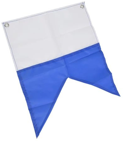 Drapeaux de bateaux de plongée bleus et blancs - Drapeaux de plongée - Accessoires de sports nautiques faciles à utiliser