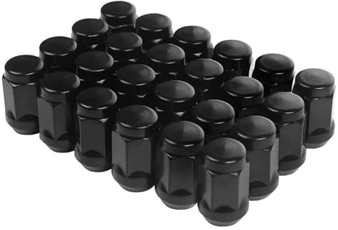 VBNYBA Radnabenmuttern Kompatibel Mit Ford Für Mustang 24PCS Radschrauben Muttern Stehbolzen M12x1,5 Autozubehör Radmuttern Radmutternsockel